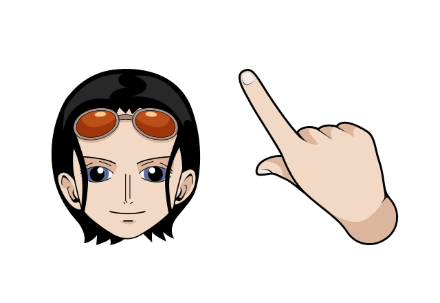 Nico Robin Custom Cursor for Chrome from One Piece Cursors Collection
