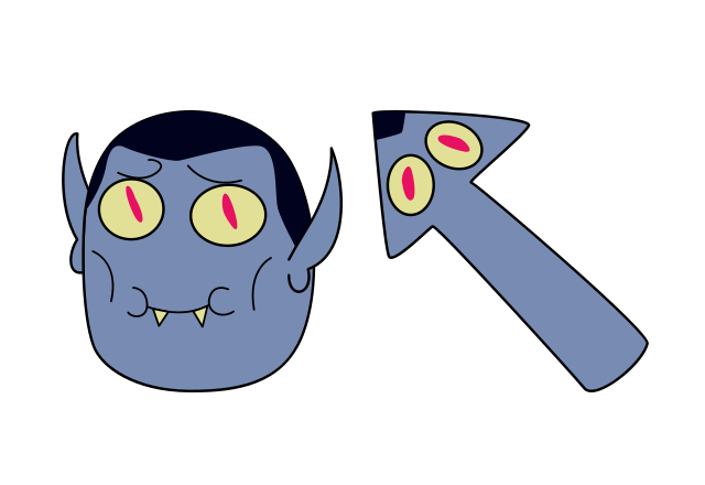 Hunson Abadeer Custom Cursor for Chrome from Adventure Time Cursors Collection