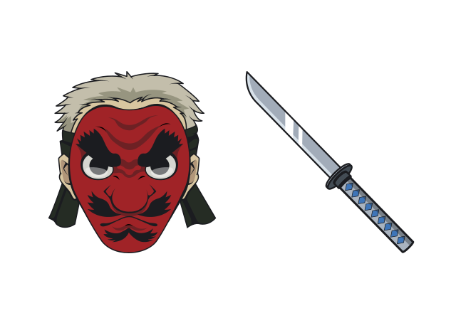 Sakonji Urokodaki Custom Cursor for Chrome from Demon Slayer Cursors Collection