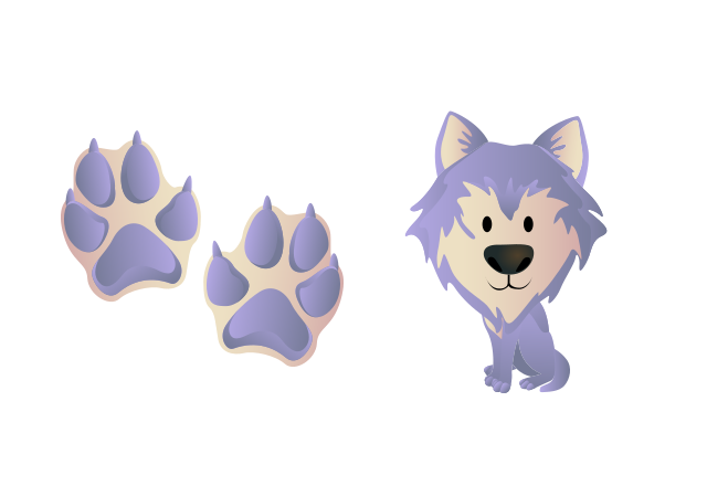 Wolf Custom Cursor for Chrome from Animals Cursors Collection