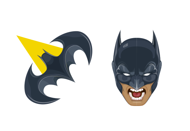 Angry Batman Custom Cursor for Chrome from Justice League Cursors Collection
