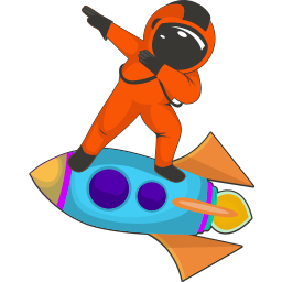 Dancing Astronaut Cute Cursor Pointer