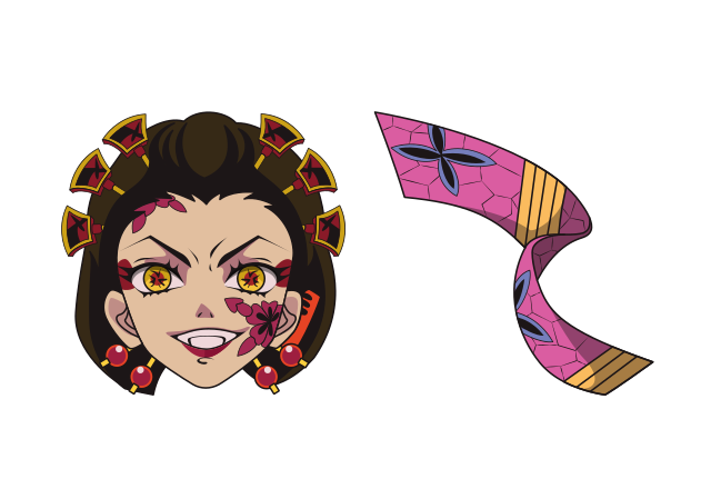 Daki Custom Cursor for Chrome from Demon Slayer Cursors Collection