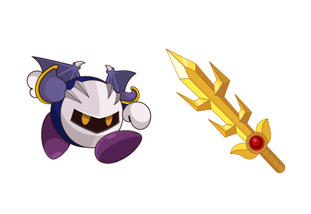 Meta Knight Custom Cursor for Chrome from Video Games Cursors Collection