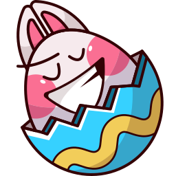 Funny Easter Bunny custom cursor for Chrome Pointer
