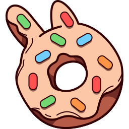 Bunny Donut custom cursor for Chrome Pointer