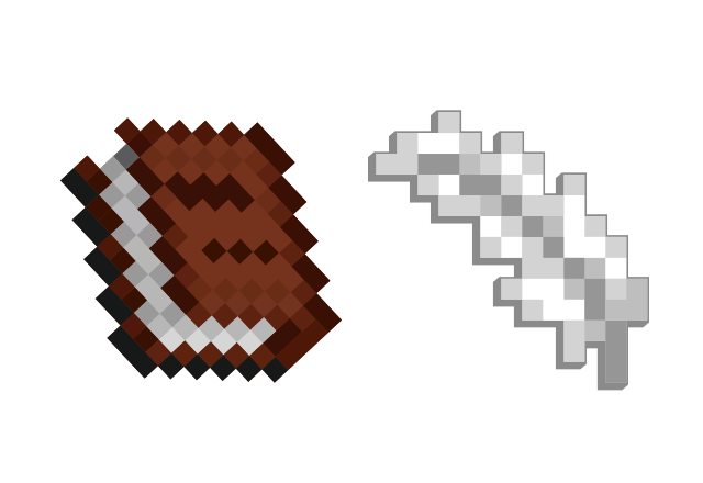Book and Quill Custom Cursor for Chrome from Minecraft Cursors Collection