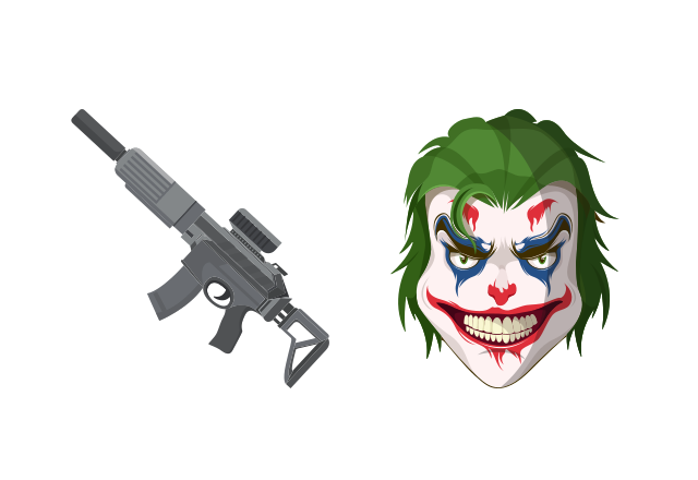 Joker Custom Cursor for Chrome from Justice League Cursors Collection