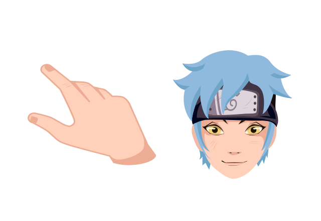 Mitsuki Custom Cursor for Chrome from Naruto Cursors Collection