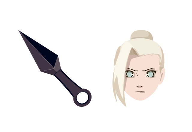 Ino Yamanaka Custom Cursor for Chrome from Naruto Cursors Collection