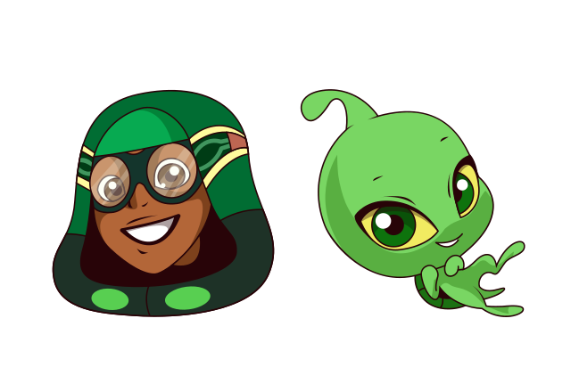 Nino Lahiffe & Wayzz Custom Cursor for Chrome from Ladybug & Cat Noir Cursors Collection