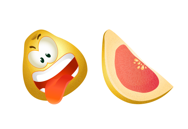Fruit Mouse Cursor Grapefruit Cute Cursor