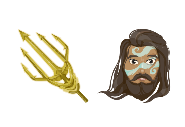 Aquaman Custom Cursor for Chrome from Justice League Cursors Collection