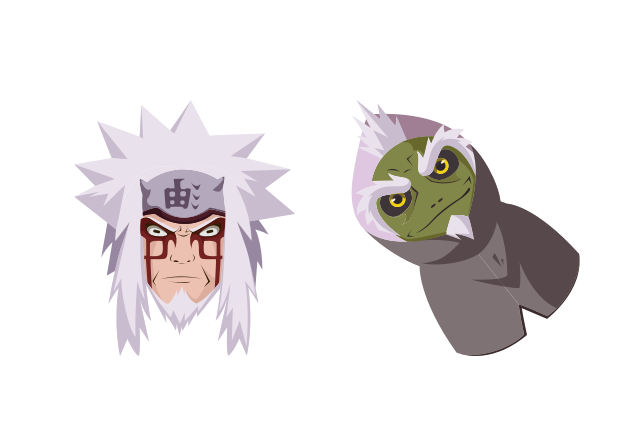 Jiraiya Custom Cursor for Chrome from Naruto Cursors Collection