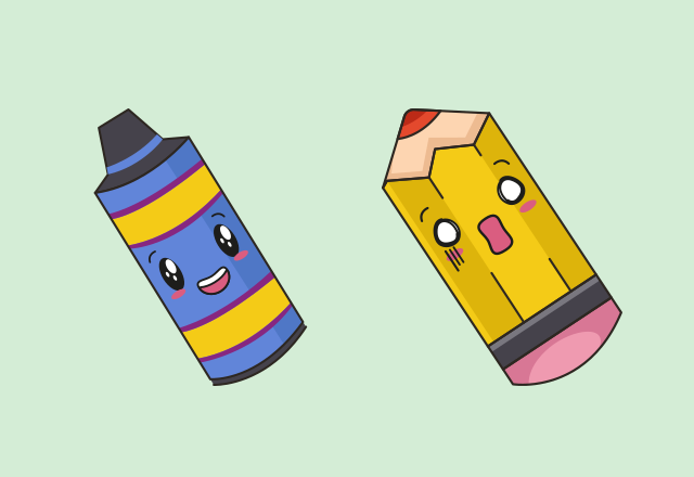 Cute Crayon cursor – Custom Cursor