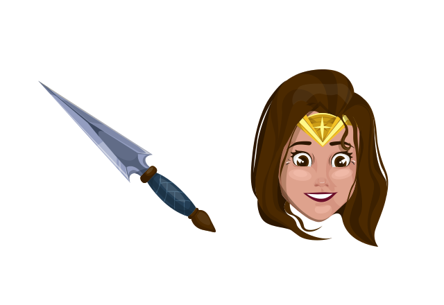 Wonder Woman Custom Cursor for Chrome from Justice League Cursors Collection