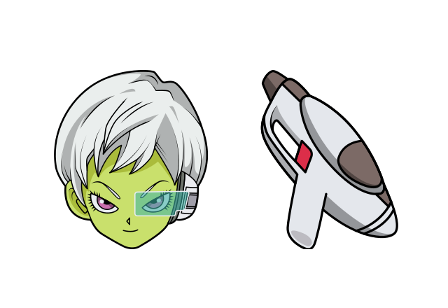 Cheelai Custom Cursor for Chrome from Dragon Ball Cursors Collection