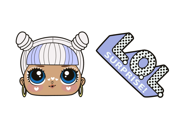 Makeover Babe 2.0 Custom Cursor for Chrome from L.O.L. Surprise! Cursors Collection