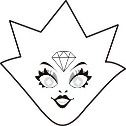 White Diamond custom cursor for Chrome Pointer