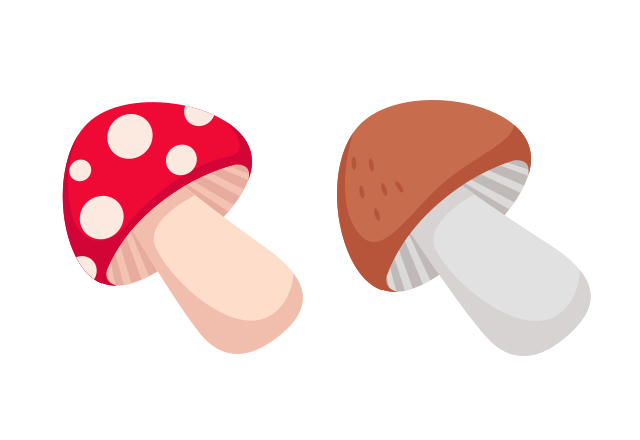 Mushrooms Custom Cursor for Chrome from The Cutest Cursors Collection