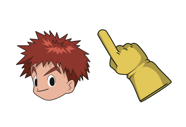 Izumi Koshiro Custom Cursor for Chrome from Digimon Cursors Collection
