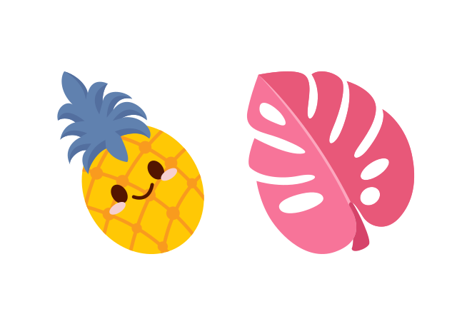 Funny Pineapple Custom Cursor for Chrome from The Cutest Cursors Collection