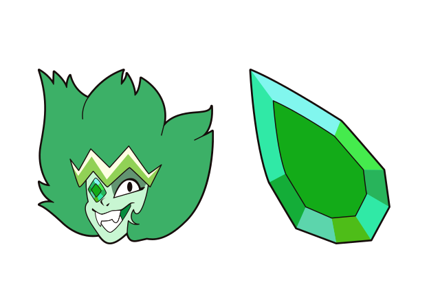 Emerald Custom Cursor for Chrome from Steven Universe Cursors Collection
