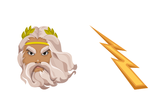 God Zeus Custom Cursor for Chrome from Greek Mythology Cursors Collection