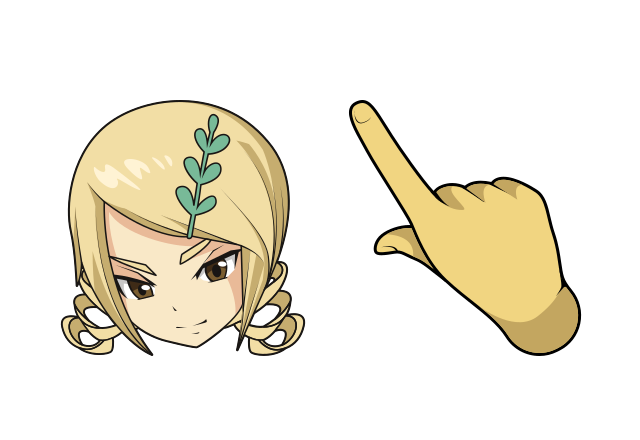 Amira Custom Cursor for Chrome from Anime Cursors Collection