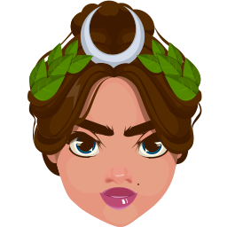 Goddess Artemis Cute Cursor Pointer