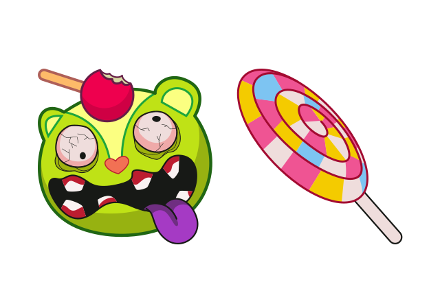 Crazy Nutty Custom Cursor for Chrome from Halloween Cursors Collection
