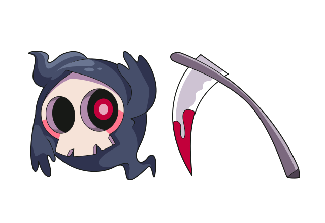 Duskull Custom Cursor for Chrome from Halloween Cursors Collection