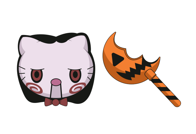 Hello Kitty Billy Custom Cursor for Chrome from Halloween Cursors Collection
