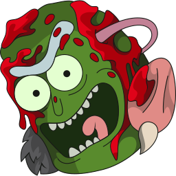 Crazy Pickle Rick cursor - Custom cursor for Chrome Pointer