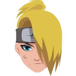 Naruto Deidara Cute Cursor Pointer