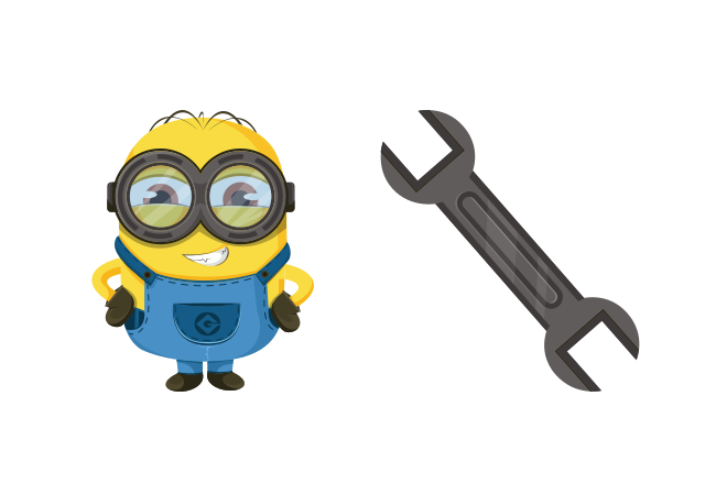 Bob the Minion Custom Cursor for Chrome from Minions Cursors Collection