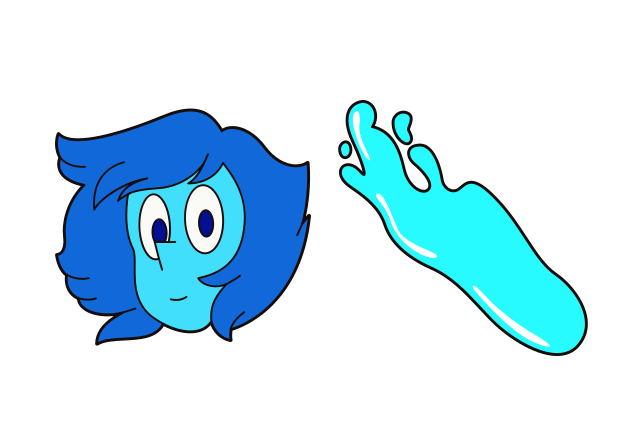 Lapis Lazuli Custom Cursor for Chrome from Steven Universe Cursors Collection