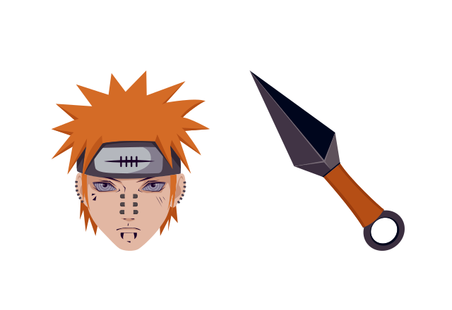 Nagato Custom Cursor for Chrome from Naruto Cursors Collection