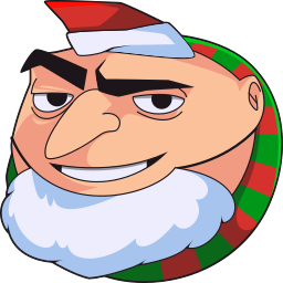 Mr. Gru in Santa Hat cursor - Custom cursor for Chrome Pointer