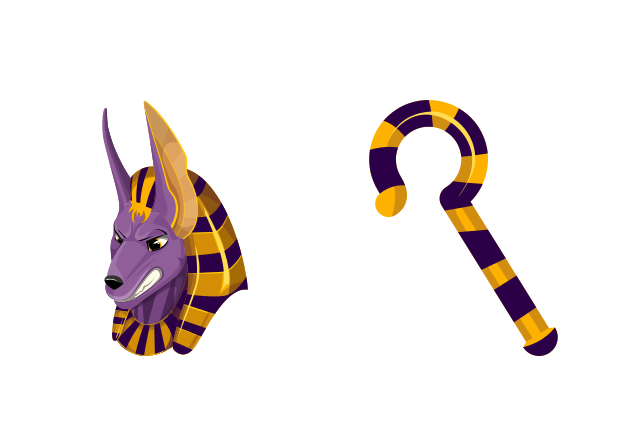God Anubis Custom Cursor for Chrome from Greek Mythology Cursors Collection