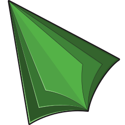 Origami Santa cursor - Custom cursor for Chrome Pointer