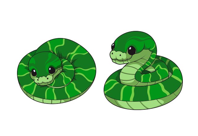 Wood Snake Custom Cursor for Chrome from Merry Christmas and Happy New Year 2025 Cursors Collection