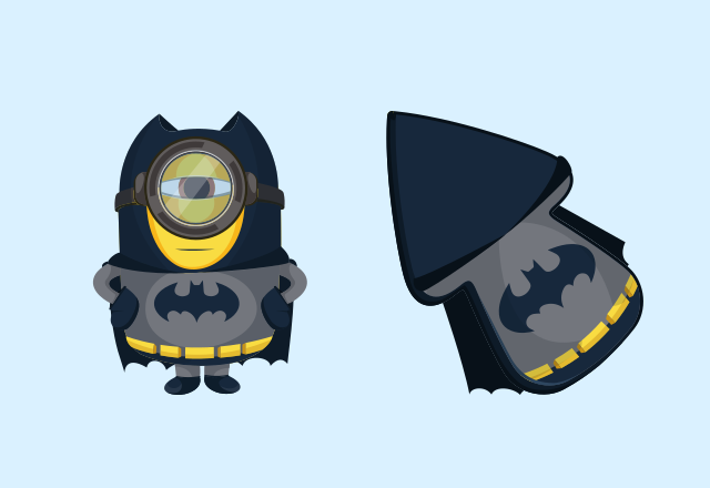 Minion Batman Character Cute Cursor