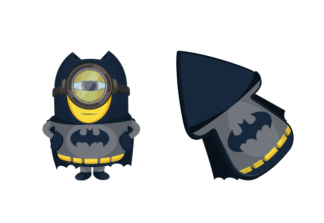 Minion Batman Character Custom Cursor for Chrome from Minions Cursors Collection