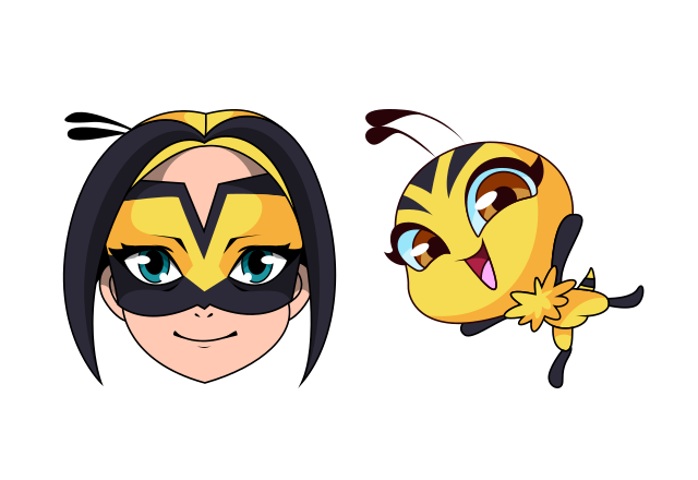 Zoe Lee and Pollen Custom Cursor for Chrome from Ladybug & Cat Noir Cursors Collection
