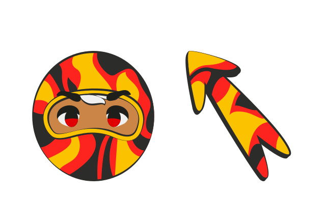Ponk Custom Cursor for Chrome from Dream SMP Cursors Collection
