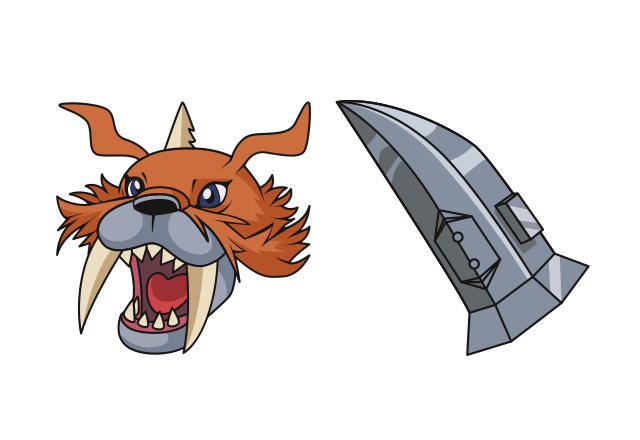 Zudomon Custom Cursor for Chrome from Digimon Cursors Collection
