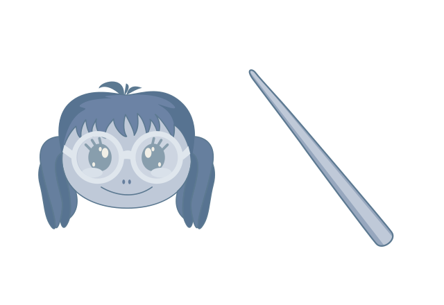 Moaning Myrtle Custom Cursor for Chrome from Harry Potter Cursors Collection