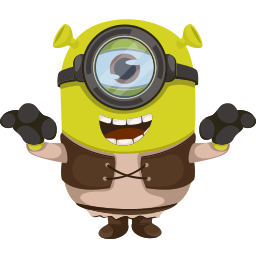 Minion Shrek Character Cute Cursor Pointer