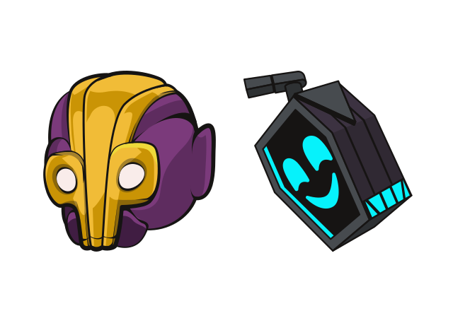 Flux Dabes Custom Cursor for Chrome from Crashlands Cursors Collection